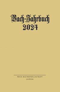 Bach-Jahrbuch 2024